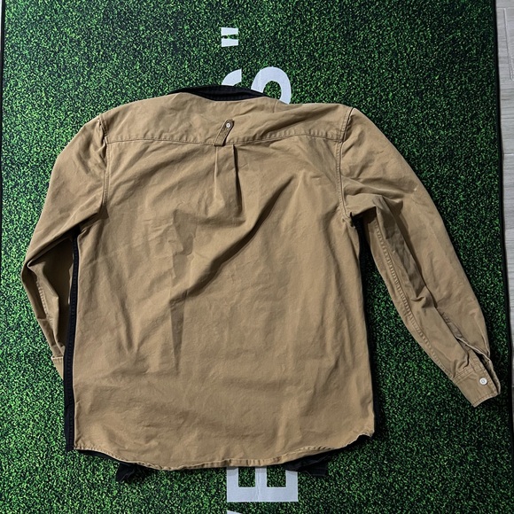 Long Sleeve button up Brown / Black - Picture 4 of 8